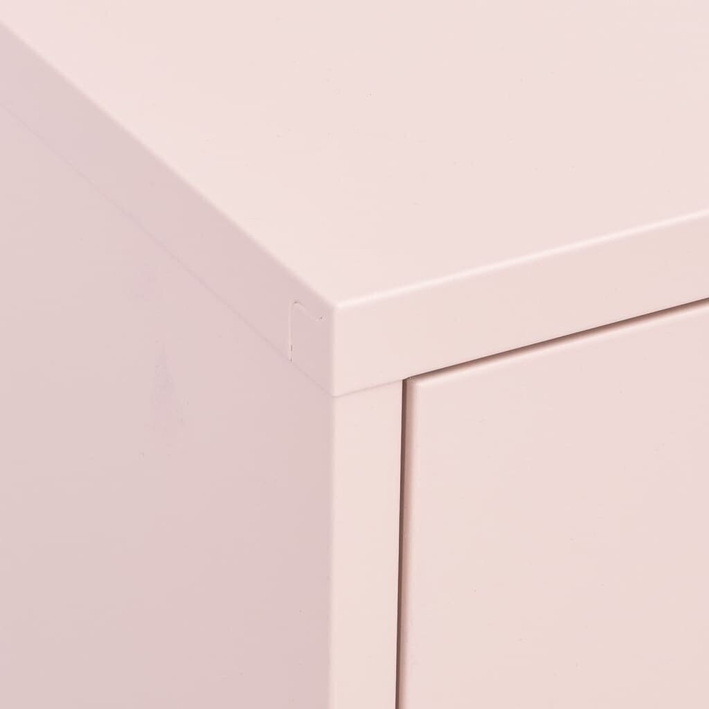 Sandėliavimo spintelė, 80x35x101,5 cm, rožinė kaina ir informacija | Svetainės spintelės | pigu.lt