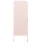 Sandėliavimo spintelė, 80x35x101,5 cm, rožinė kaina ir informacija | Svetainės spintelės | pigu.lt