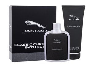 Rinkinys Jaguar Classic Chromite Eau de Toilette 100 ml + Shower Gel Set vyrams kaina ir informacija | Kvepalai vyrams | pigu.lt