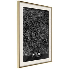 Plakatas City Map: Berlin (Dark) kaina ir informacija | Reprodukcijos, paveikslai | pigu.lt