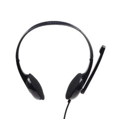 Наушники Gembird MHS-002 Stereo headset 3.5 мм, Black цена и информация | Теплая повязка на уши, черная | pigu.lt