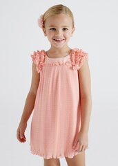 Детское платье Mayoral 3920*53, лососево-розовое 8445445214117 цена и информация | Платья для девочек | pigu.lt