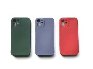 Hallo Soft Silicone dėklas, skirtas Apple iPhone 12 / 12 Pro, raudonas kaina ir informacija | Telefono dėklai | pigu.lt