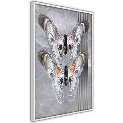 Plakatas Two Moths, Baltas rėmelis, 40x60 kaina ir informacija | Reprodukcijos, paveikslai | pigu.lt
