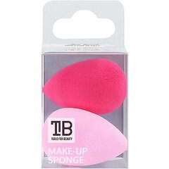 Мини спонжи для макияжа MIMO MAKEUP SPONGE MINI WATER DROP PINK, 2 шт. цена и информация | Кисти для макияжа, спонжи | pigu.lt