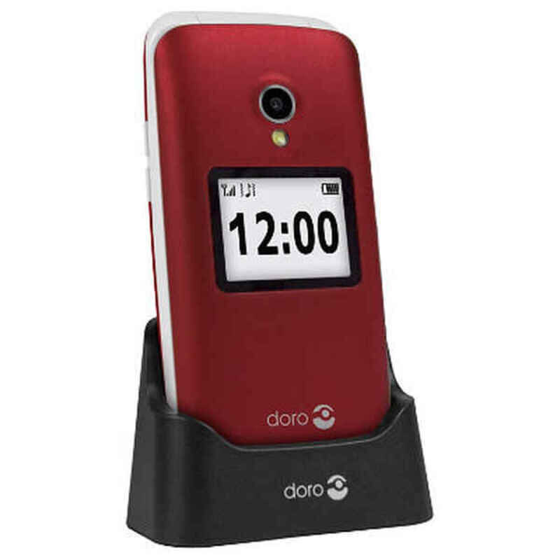 Doro 2424 Red/White kaina ir informacija | Mobilieji telefonai | pigu.lt