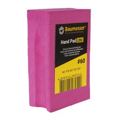 Deimantinė šlifavimo kempinė Hand Pad UNI #60 kaina ir informacija | Mechaniniai įrankiai | pigu.lt