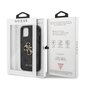 GUHCP12L4GMGGR Guess PU 4G Metal Logo Case, skirtas iPhone 12 Pro Max Grey kaina ir informacija | Telefono dėklai | pigu.lt