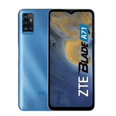 Смартфон ZTE A71 Синий 3 Гб 64 Гб 6,52" SC9863A цена и информация | Мобильные телефоны | pigu.lt