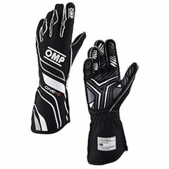 Men's Driving Gloves OMP ONE-S, juoda kaina ir informacija | Darbo rūbai | pigu.lt