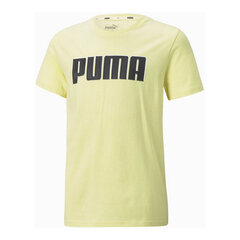 Puma marškinėliai trumpomis rankovėmis Alpha Graphic, geltoni цена и информация | Рубашки для мальчиков | pigu.lt
