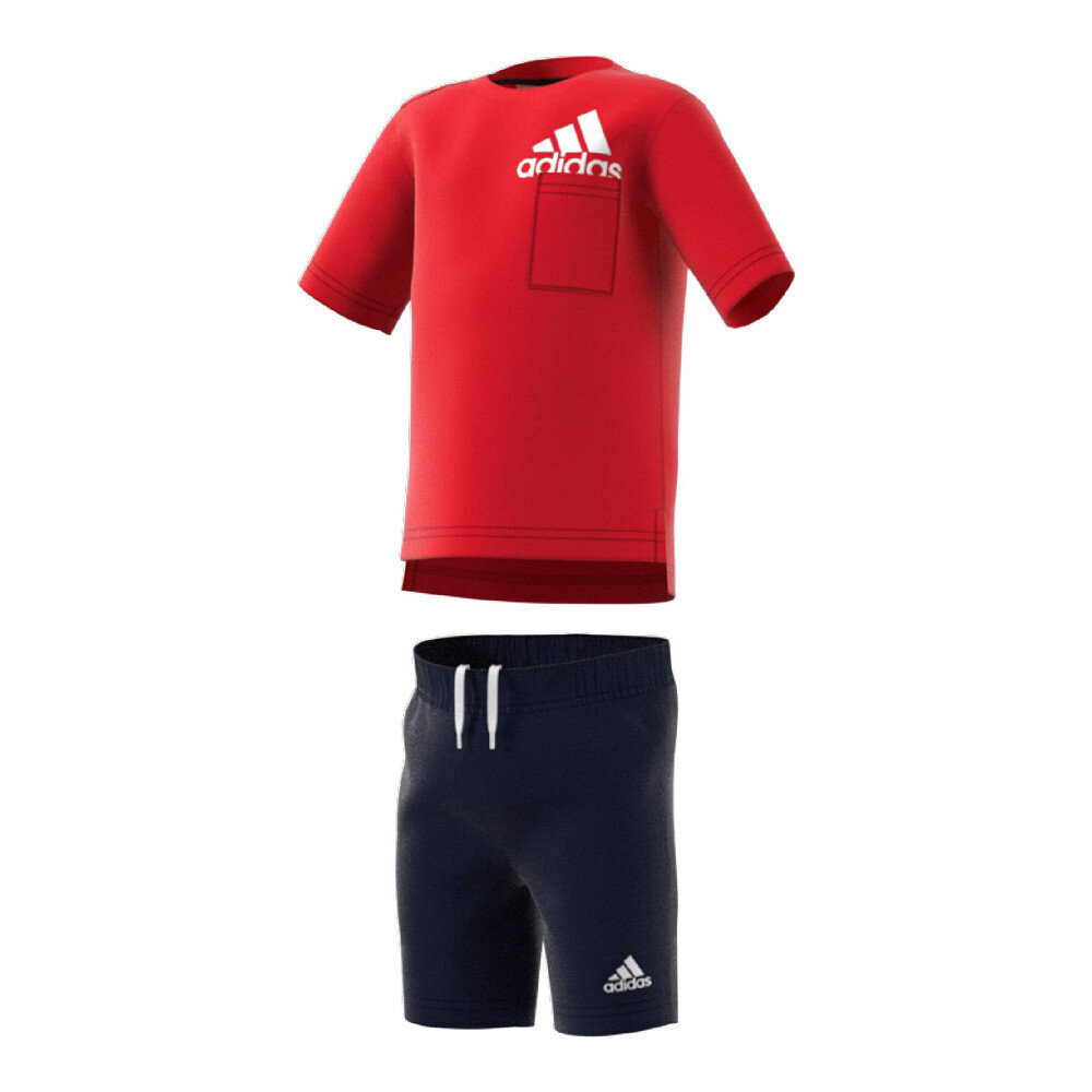Vaikiškas sportinis kostiumas Adidas Badge of Sport Summer kaina ir informacija | Futbolo apranga ir kitos prekės | pigu.lt