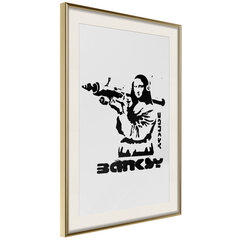 Плакат Banksy: Mona Lisa with Bazooka цена и информация | Репродукции, картины | pigu.lt