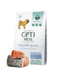 Optimeal™. Hipoalerginis visavertis sausas maistas vidutinių ir didelių veislių suaugusiems šunims su lašiša, 4 kg. kaina ir informacija | Sausas maistas šunims | pigu.lt