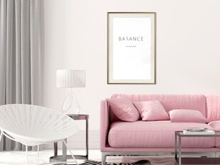 Plakatas Seek a Balance kaina ir informacija | Reprodukcijos, paveikslai | pigu.lt