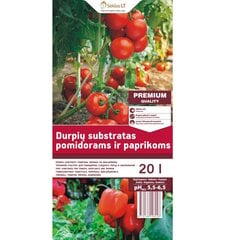 Durpių substratas pomidorams, 20 l kaina ir informacija | Gruntas, žemė, durpės, kompostas | pigu.lt