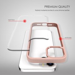 Dėklas Premium Hard Case skirtas Apple iPhone 13 Clear PC, rožinė kaina ir informacija | Telefono dėklai | pigu.lt