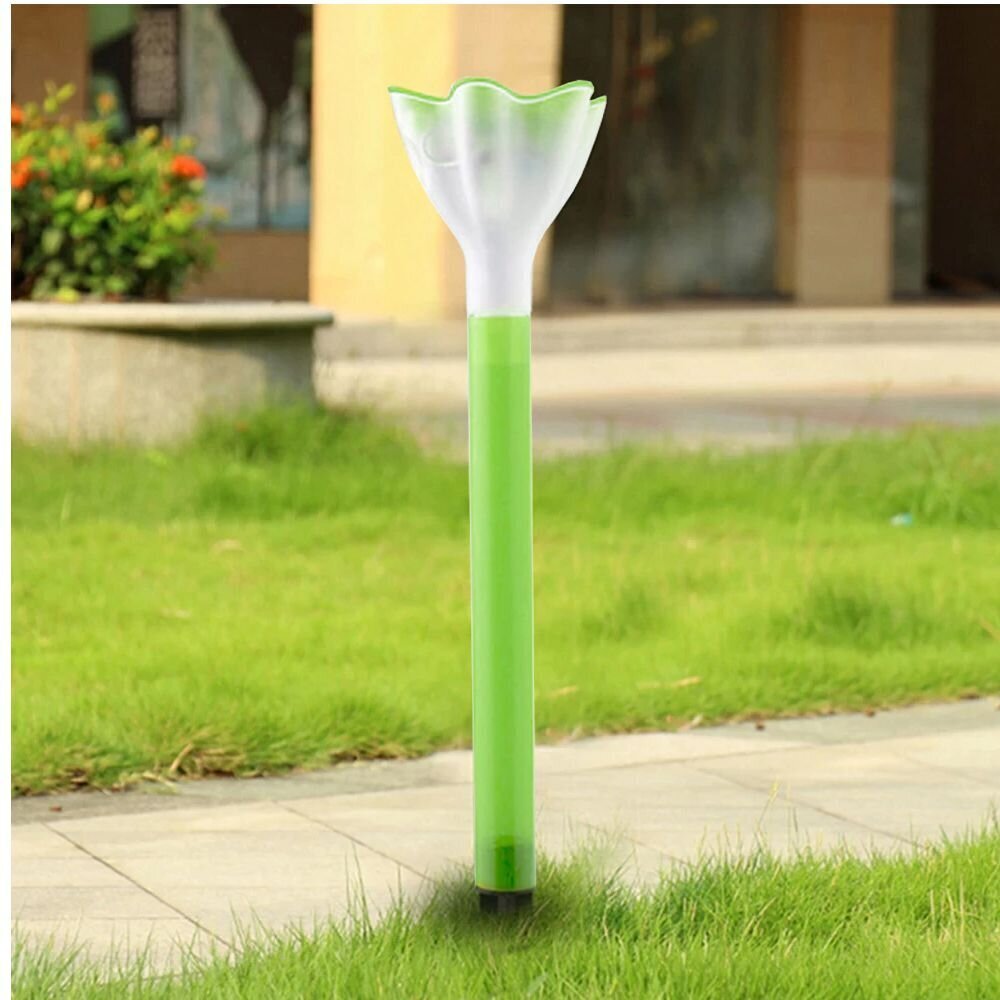 Soliarinis sodo šviestuvas Flower, 8 vnt., Green kaina ir informacija | Lauko šviestuvai | pigu.lt