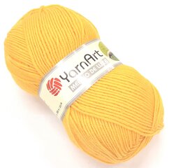 Нитки для вязания YarnArt Merino De Luxe 100г; цвет светло-желтый 7003G цена и информация | Принадлежности для вязания | pigu.lt