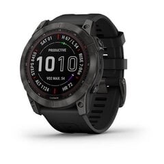 Garmin fēnix® 7X Sapphire Solar Carbon Gray DLC Titanium/Black kaina ir informacija | Išmanieji laikrodžiai (smartwatch) | pigu.lt