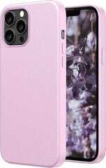 Защитный чехол для Apple iPhone 12/12 Pro, экокожа, веганская кожа, purple lavanda цена и информация | Чехлы для телефонов | pigu.lt