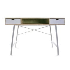Rašomasis stalas, PVC/Plienas/Medžio MDF, (48 x 76 x 120 cm) kaina ir informacija | Kompiuteriniai, rašomieji stalai | pigu.lt