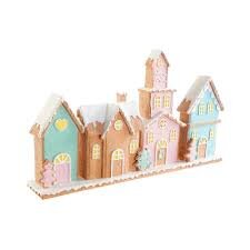 Декоративная фигурка DKD Home Decor Resin House, 45 x 7,5 x 25 см цена и информация | Детали интерьера | pigu.lt