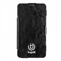 Bugatti Book Case, juodas kaina ir informacija | Telefono dėklai | pigu.lt