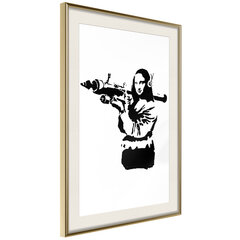 Плакат Banksy: Mona Lisa with Bazooka цена и информация | Репродукции, картины | pigu.lt