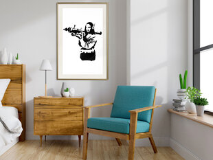 Плакат Banksy: Mona Lisa with Bazooka цена и информация | Репродукции, картины | pigu.lt