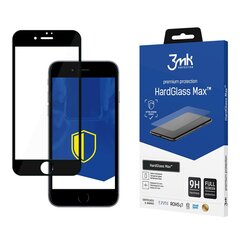 Apple iPhone 7/8 Black - 3mk HardGlass Max™ screen protector цена и информация | Защитные пленки для телефонов | pigu.lt