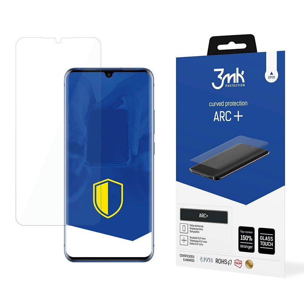 Apsauginis stiklas 3mk ARC+ screen protector, skirtas Zte Axon 10 Pro 5G kaina ir informacija | Apsauginės plėvelės telefonams | pigu.lt