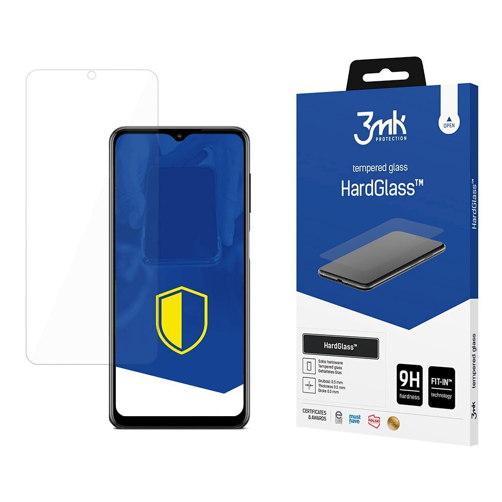 Apsauginės plėvelės telefonams Samsung Galaxy M12 - 3mk HardGlass™ kaina ir informacija | Apsauginės plėvelės telefonams | pigu.lt