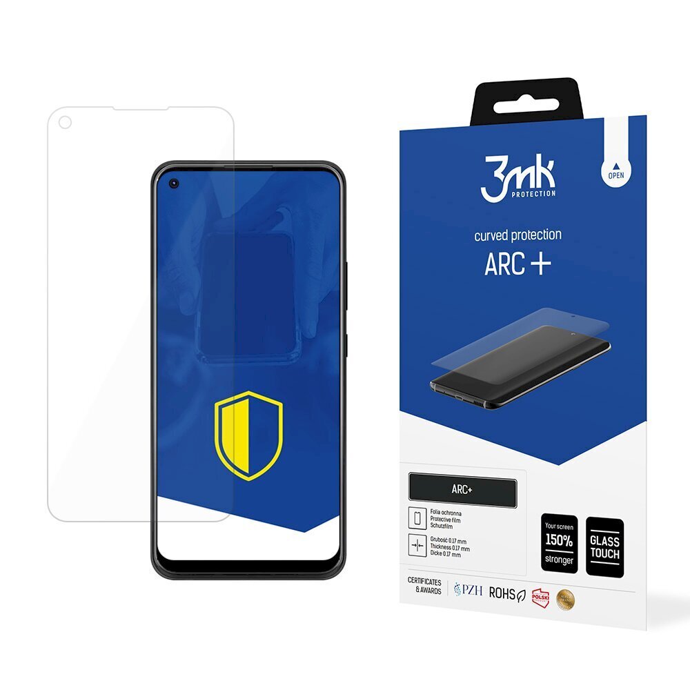 Apsauginis stiklas 3mk ARC+ screen protector, skirtas Zte Blade X1 5G kaina ir informacija | Apsauginės plėvelės telefonams | pigu.lt
