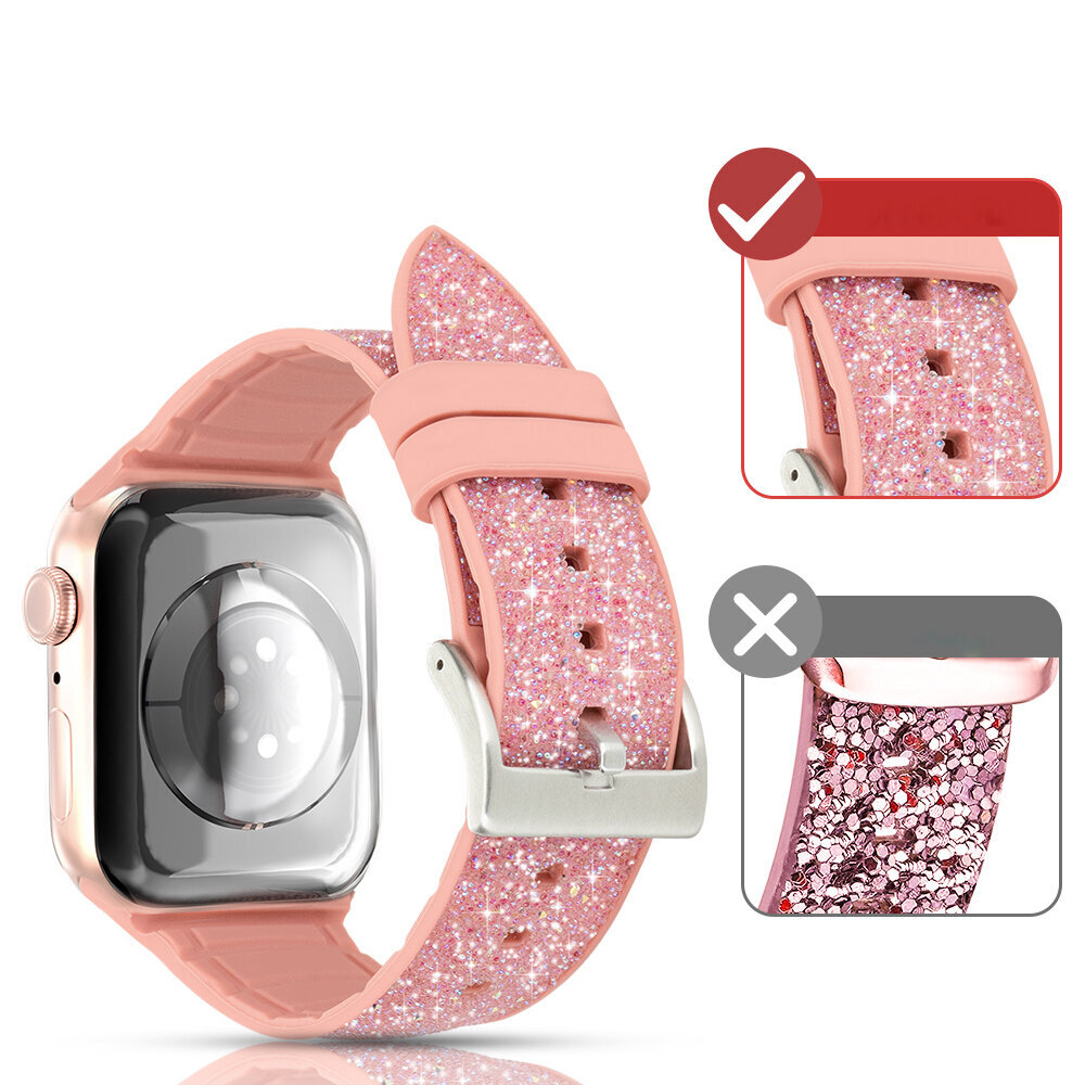 Kingxbar Pink цена и информация | Išmaniųjų laikrodžių ir apyrankių priedai | pigu.lt