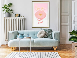 Plakatas Pink Kisses kaina ir informacija | Reprodukcijos, paveikslai | pigu.lt