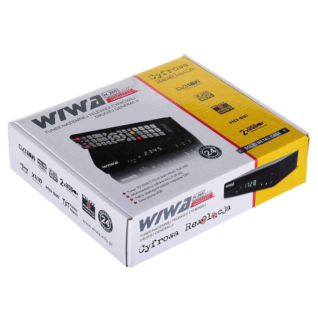 WIWA DVB-T/T2 WIWA H.265 Maxx kaina ir informacija | TV antenos ir jų priedai | pigu.lt