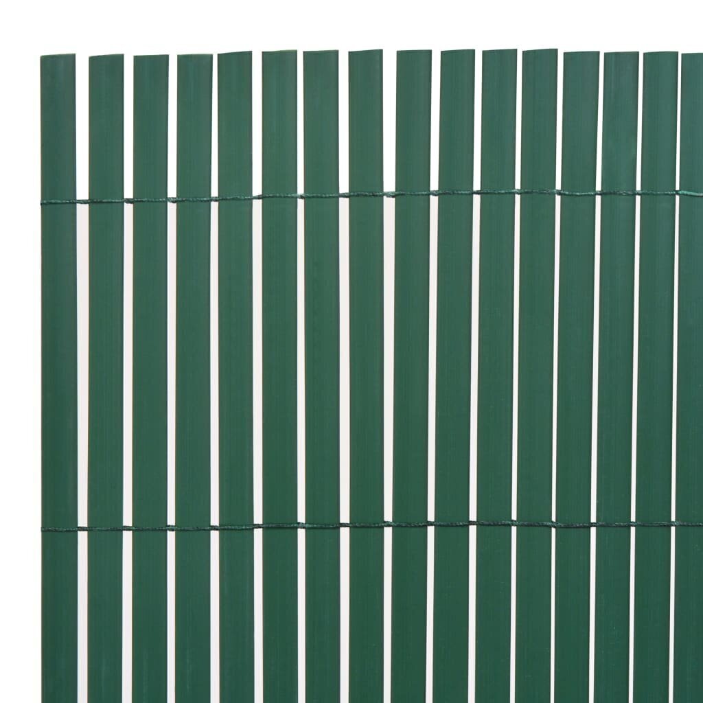 Dvipusė sodo tvora, žalia, 90x400cm kaina ir informacija | Tvoros ir jų priedai | pigu.lt