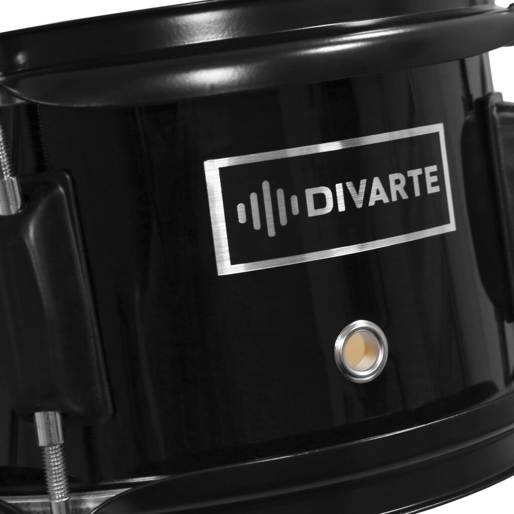 3 dalių vaikiškų būgnų komplektas Divarte Juinior DrumSet BK kaina ir informacija | Mušamieji instrumentai | pigu.lt