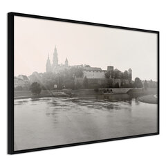 Plakatas Postcard from Cracow: Wawel, juodas rėmelis цена и информация | Репродукции, картины | pigu.lt