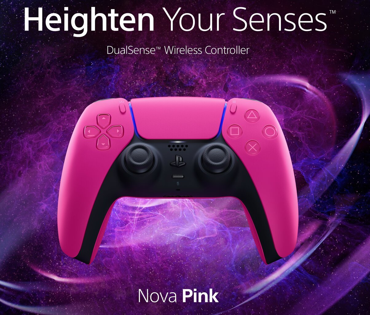 Sony Playstation 5 DualSense Nova Pink kaina ir informacija | Žaidimų pultai  | pigu.lt