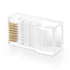 UGREEN NW110 Ethernet, RJ45 Plug, 8P/8C, Cat.5/5e, UTP (100pcs.) цена и информация | Кабели и провода | pigu.lt