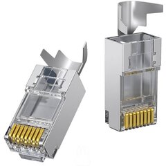 Ugreen NW193 Ethernet, RJ45 Plug, 8P/8C, Cat.7, FTP, 10 vnt kaina ir informacija | Kabeliai ir laidai | pigu.lt