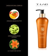 Garbanotų plaukų šampūnas T-LAB Professional Organic Shape Duo Shampoo, 300 ml цена и информация | Шампуни | pigu.lt