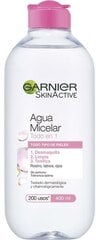 Мицеллярная вода Skin Naturals Garnier: Емкость - 400 мл цена и информация | Средства для очищения лица | pigu.lt