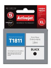 Картридж для струйных принтеров Activejet AE-1811N для Epson T1811, XL, 18 мл, черный цена и информация | Картриджи для струйных принтеров | pigu.lt