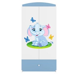Шкаф для одежды Babydreams, синий цена и информация | Детские шкафы | pigu.lt