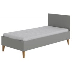 Кровать, серого цвета, 180 х 80 цена и информация | Кровати | pigu.lt