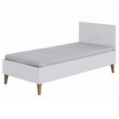 Кровать, белого цвета, 180 x 80 см цена и информация | Кровати | pigu.lt
