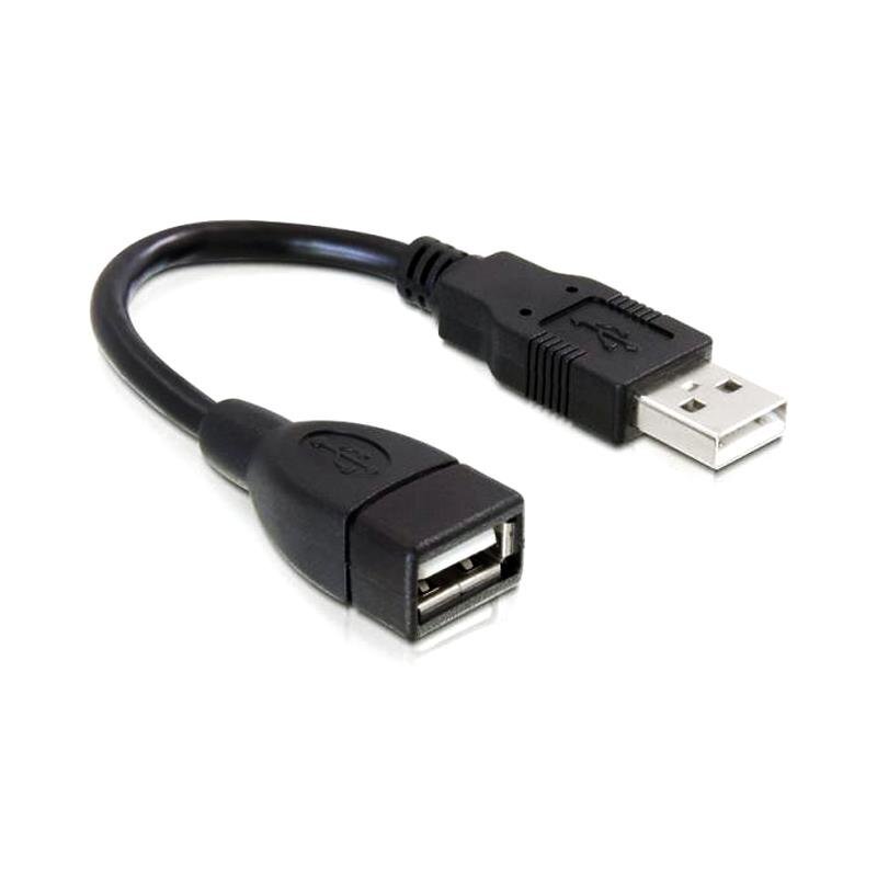 Delock, USB-A, 15 cm цена и информация | Adapteriai, USB šakotuvai | pigu.lt